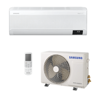Ar Condicionado Split Hi-Wall Samsung WindFree Inverter 9.000 BTU/h Frio 220v | AR09AVHABWKNAZ